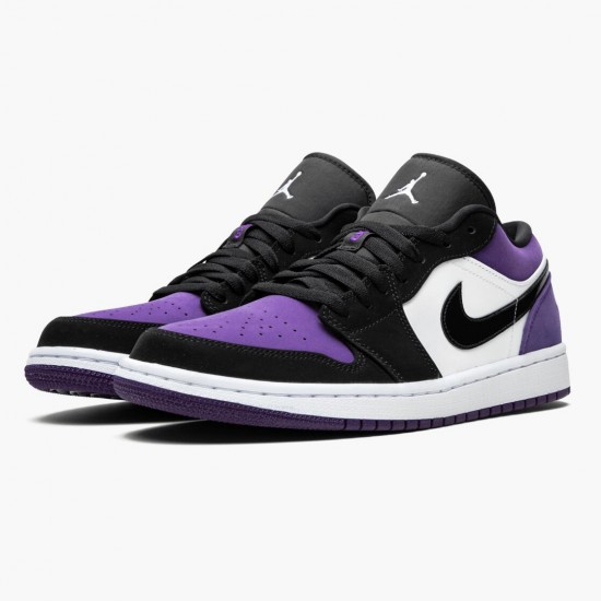 Repsneakers Air Jordan 1 Low Court Purple 553558-125 Shoes