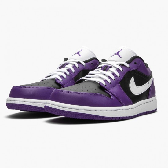 Repsneakers Air Jordan 1 Retro Low Court Purple 553558-501 Shoes