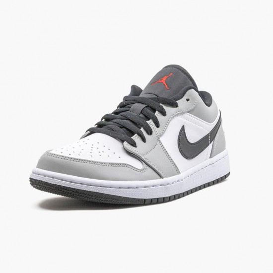 Repsneakers Air Jordan 1 Retro Low Light Smoke Grey 553558-030 Shoes