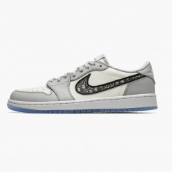 Repsneakers Air Jordan 1 Retro Low Wolf Grey Sail Photoson Dust CN8608-002 Shoes