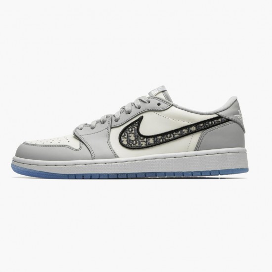 Repsneakers Air Jordan 1 Retro Low Wolf Grey Sail Photoson Dust CN8608-002 Shoes