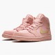 Repsneakers Air Jordan 1 Mid Coral Gold 852542-600 Shoes