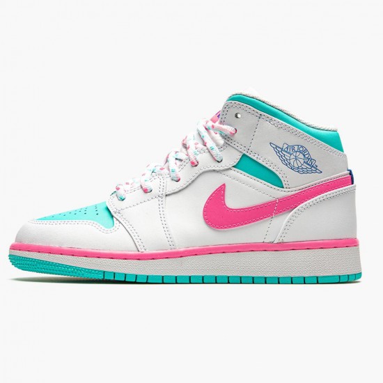 Repsneakers Air Jordan 1 Mid Digital Pink 555112-102 Shoes