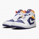 Repsneakers Air Jordan 1 Mid Royal Blue Laser Orange 554724-131 Shoes