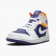 Repsneakers Air Jordan 1 Mid Royal Blue Laser Orange 554724-131 Shoes