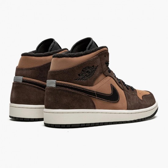 Repsneakers Air Jordan 1 Mid SE Dark Chocolate DC7294-200 Shoes