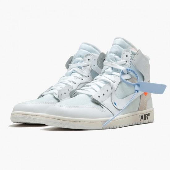 Repsneakers Air Jordan 1 Retro High Off-White White AQ0818-100 Shoes