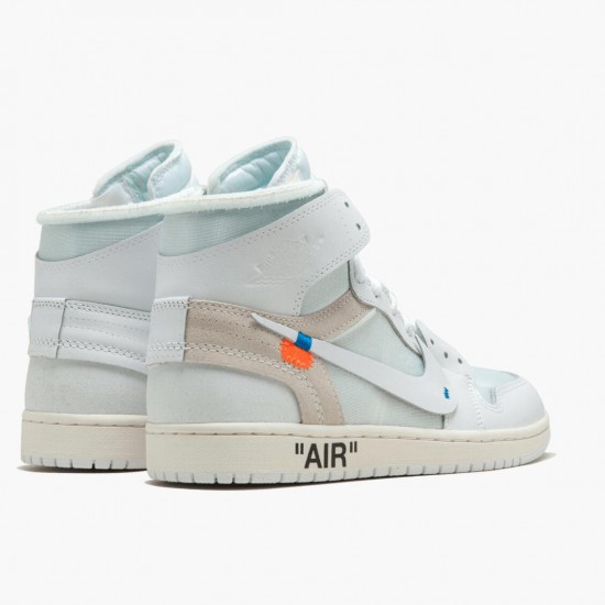 Repsneakers Air Jordan 1 Retro High Off-White White AQ0818-100 Shoes