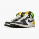 Repsneakers Air Jordan 1 Retro High White Black Volt University Gold 555088-118 Shoes