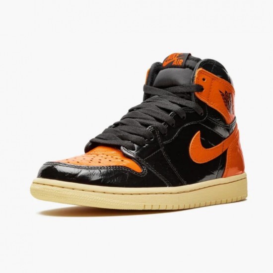 Repsneakers Air Jordan 1 Retro Shattered Backboard BlackPale Vanilla Starfish 555088-028 Shoes