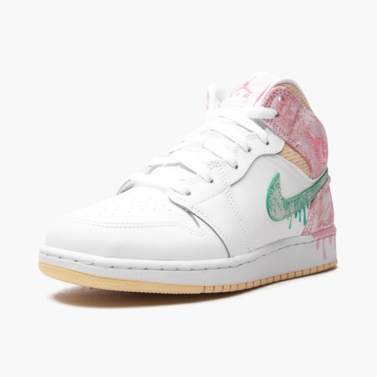 Repsneakers Air Jordan 1 Mid SE GS Ice Cream DD1666-100 Shoes