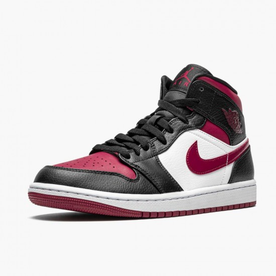 Repsneakers Air Jordan 1 Mid Bred Toe 554724-066 Shoes