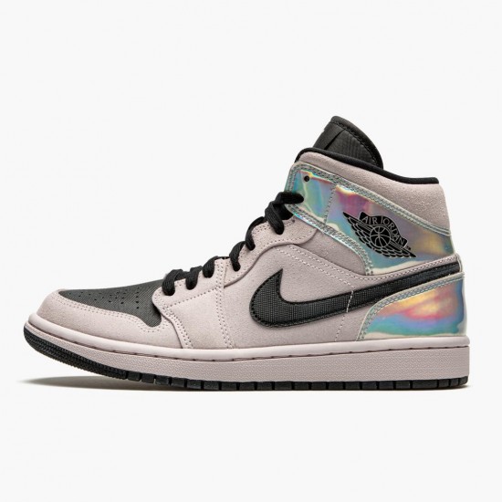 Repsneakers Air Jordan 1 Mid Dirty Powder Iridescent Barely BQ6472-602 Shoes