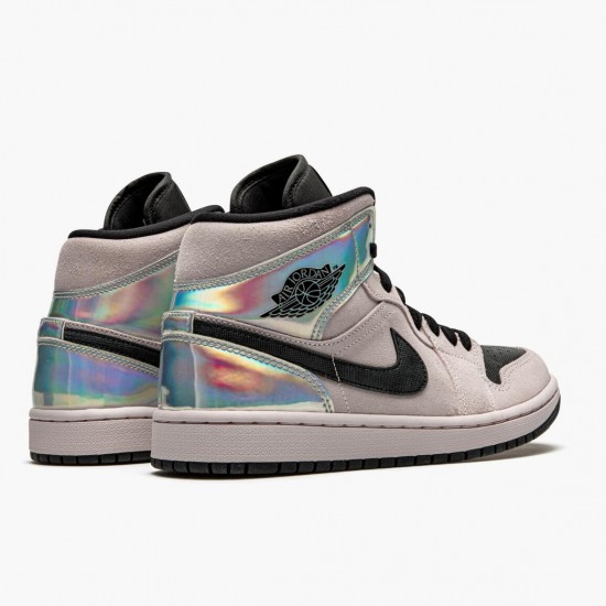 Repsneakers Air Jordan 1 Mid Dirty Powder Iridescent Barely BQ6472-602 Shoes