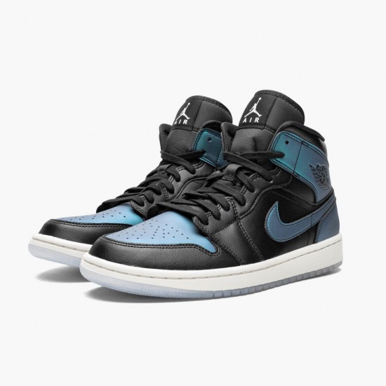 Repsneakers Air Jordan 1 Mid Iridescent Black BQ6472-009 Shoes