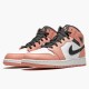 Repsneakers Air Jordan 1 Mid Pink Quartz 555112-603 Shoes