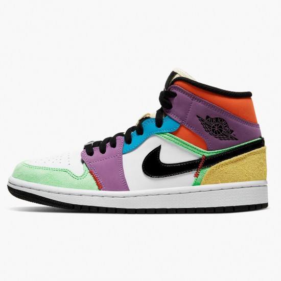 Repsneakers Air Jordan 1 Mid SE Multicolor CW1140-100 Shoes