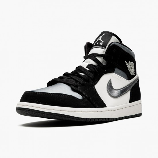 Repsneakers Air Jordan 1 Mid Satin Grey 852542-011 Shoes