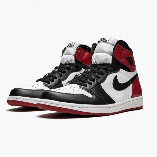 Repsneakers Air Jordan 1 Retro High OG Black Toe 555088-125 Shoes