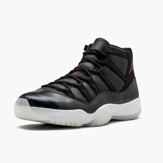 Repsneakers Air Jordan 11 Retro 72 10 Black Gym Red White Anthracite Black 378037-002 Shoes