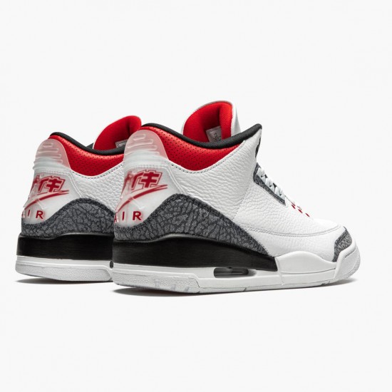 Repsneakers Air Jordan 3 SE DNM Fire Red CZ6433-100 Shoes