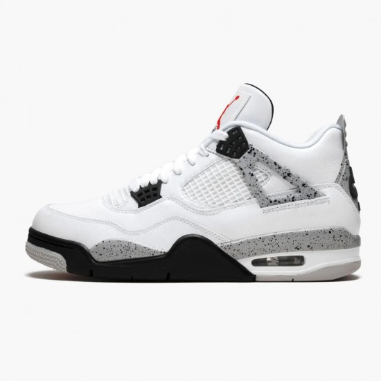 Repsneakers Air Jordan 4 Retro OG White Cement 840606-192 Shoes