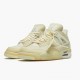 Repsneakers Air Jordan 4 Retro Off-White Sail CV9388-100 Shoes