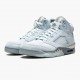 Repsneakers Air Jordan 5 Retro Bluebird With Silver White DD9336-400 Shoes