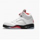 Repsneakers Air Jordan 5 Retro Fire Red Silver Tongue DA1911-102 Shoes