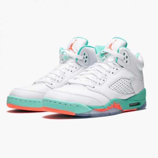 Repsneakers Air Jordan 5 Retro Light Aqua 440892-100 Shoes