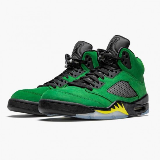 Repsneakers Air Jordan 5 Retro SE Oregon Green Yellow CK6631-307 Shoes