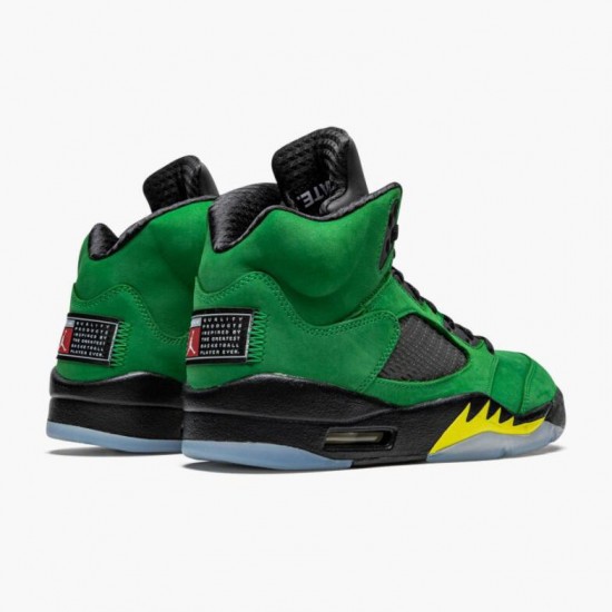 Repsneakers Air Jordan 5 Retro SE Oregon Green Yellow CK6631-307 Shoes