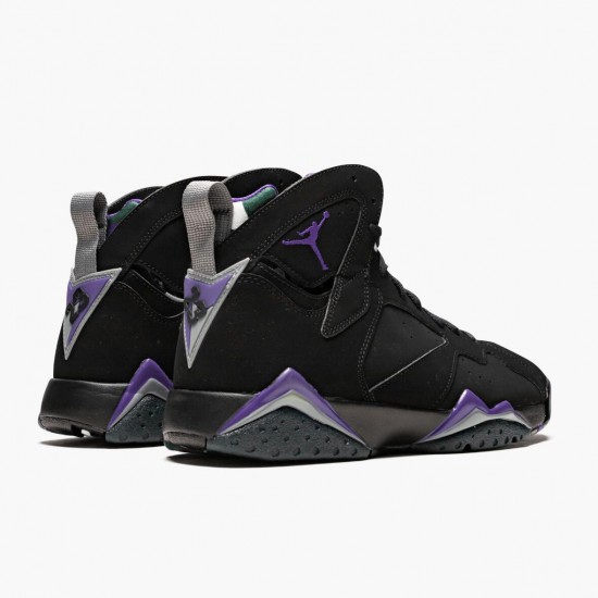 Repsneakers Air Jordan 7 Retro Ray Allen Black Fierce Purpler Dark Stee 304775-053 Shoes