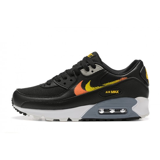 Repsneakers Nike Air Max 90 (M) Sports Shoes Black Yellow and Orange