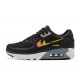 Repsneakers Nike Air Max 90 (M) Sports Shoes Black Yellow and Orange