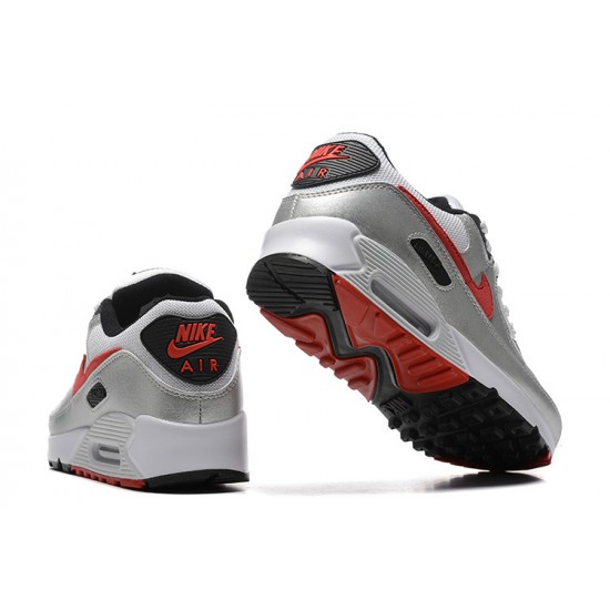 Repsneakers Nike Air Max 90 (M) Sports Shoes Silver Red