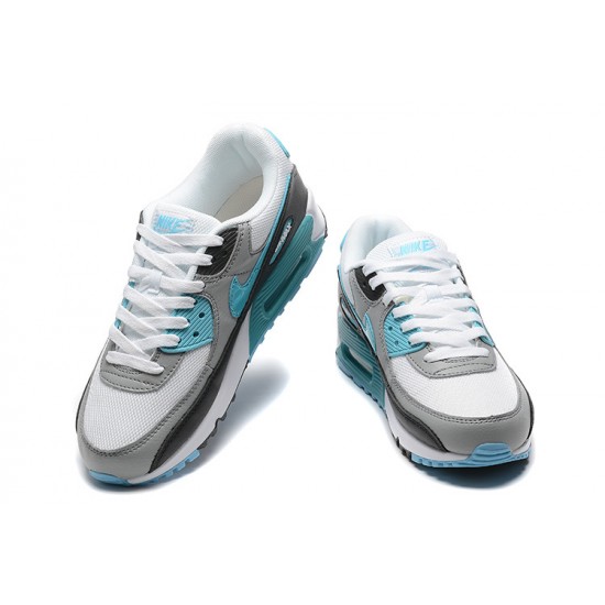 Repsneakers Nike Air Max 90 (M) Sports Shoes White Grey and Blue