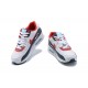 Repsneakers Nike Air Max 90 (M) Sports Shoes White Red DJ5170-100