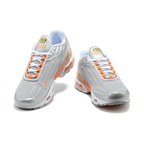 Repsneakers Nike Air Max Plus 3 (M) Sports Shoes Grey Orange and Silver