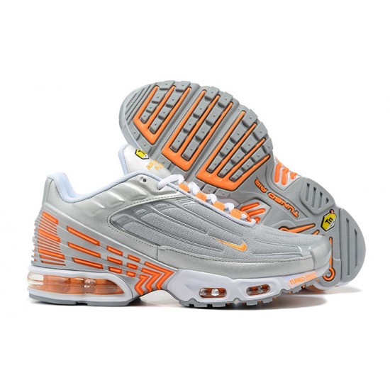 Repsneakers Nike Air Max Plus 3 (M) Sports Shoes Grey Orange and Silver