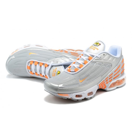 Repsneakers Nike Air Max Plus 3 (M) Sports Shoes Grey Orange and Silver