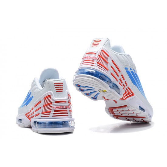 Repsneakers Nike Air Max Plus 3 (M) Sports Shoes White Blue and Red