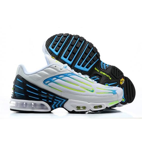 Repsneakers Nike Air Max Plus 3 (M) Sports Shoes White Blue and Yellow DV7138-100