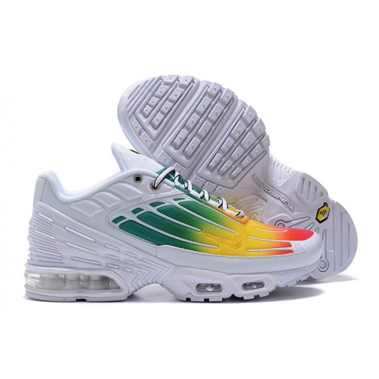 Repsneakers Nike Air Max Plus 3 (M) Sports Shoes White Green and Yellow