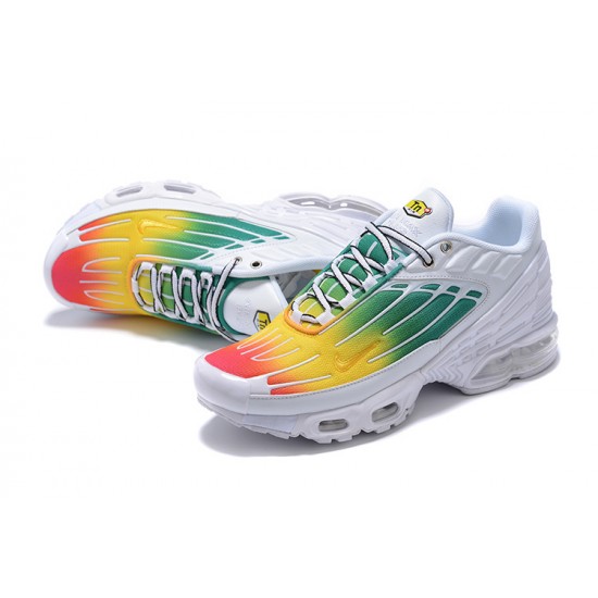 Repsneakers Nike Air Max Plus 3 (M) Sports Shoes White Green and Yellow