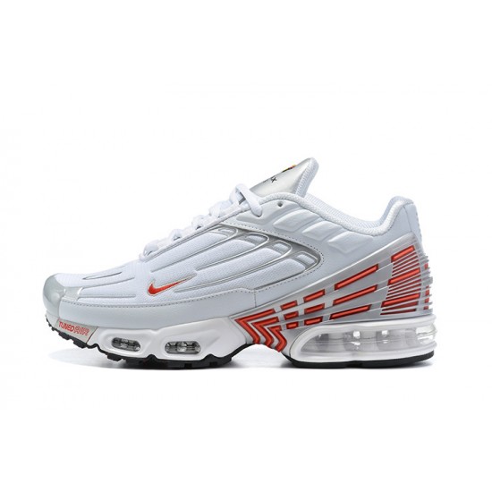 Repsneakers Nike Air Max Plus 3 (M) Sports Shoes White Red and Silver