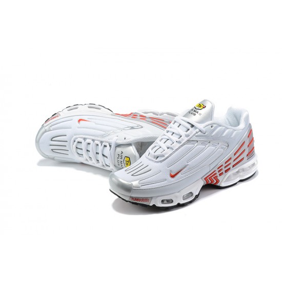 Repsneakers Nike Air Max Plus 3 (M) Sports Shoes White Red and Silver