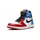 Replica Sneaker Jordan 1 High Fearless Blue Red CK5666 100 Cheap