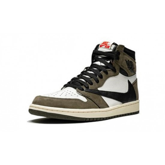 Replica Sneakers Jordan 1 High Travis Scott Brown CD4487 100 Cheap