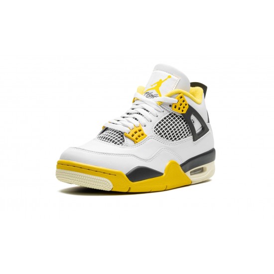 Nike Air Jordan 4 Womens Vivid Sulfur AQ9129-101 Shoes